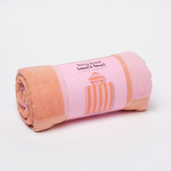 Asciugamano in cotone arancio/rosa 70x70 cm Terry - Sunnylife-image-2