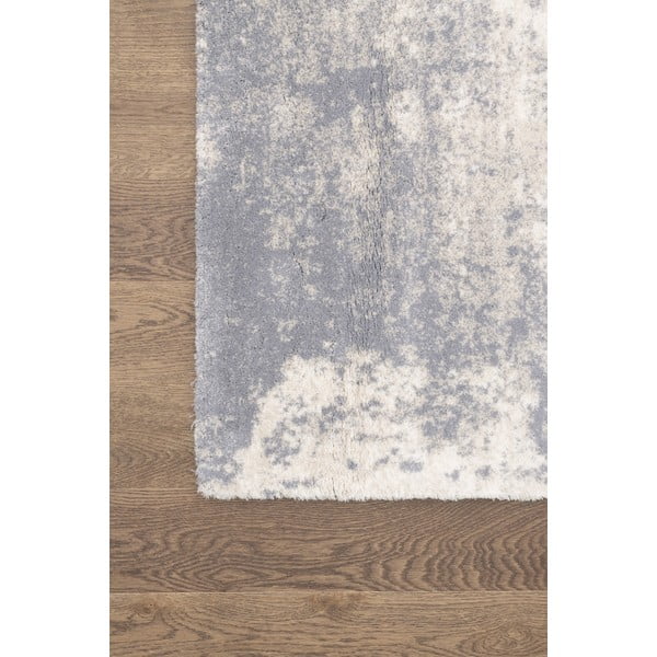 Tappeto in lana grigio crema 160x240 cm Bran - Agnella-image-3