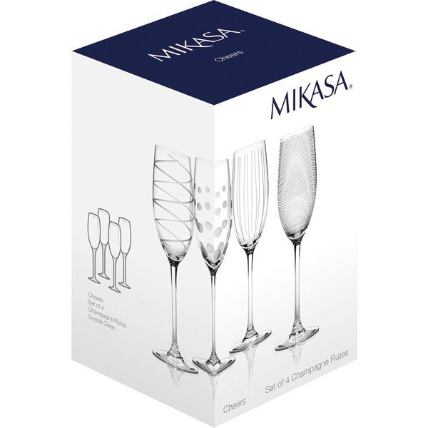 Bicchieri da spumante in set da 4 250 ml Cheers - Mikasa-image-4