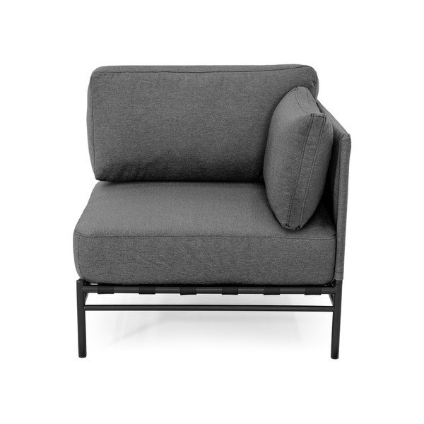 Modulo divano da giardino variabile grigio scuro Dandy - Sit Sit-image-2