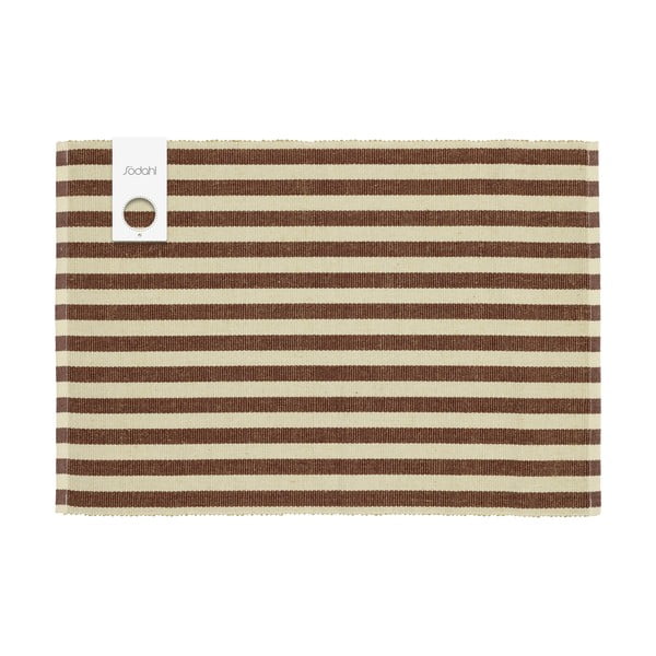Tovagliette in set in misto iuta 2 pz 33x48 cm Statement Stripe – Södahl-image-2