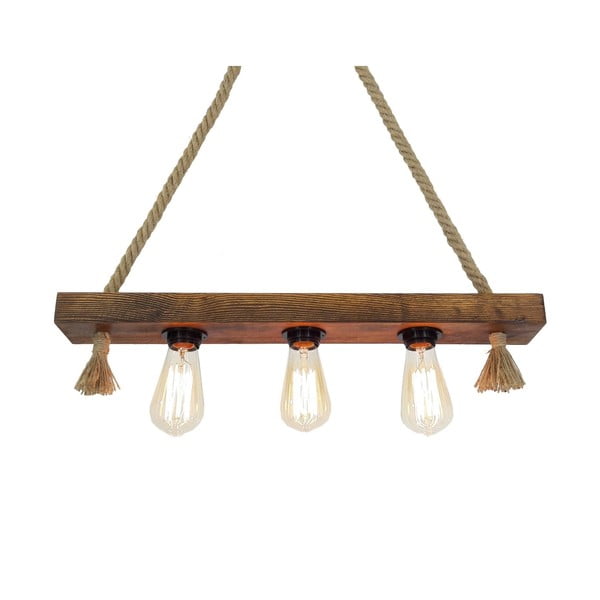 Lampada a sospensione da soffitto in legno Kutuk - Opviq lights-image-2