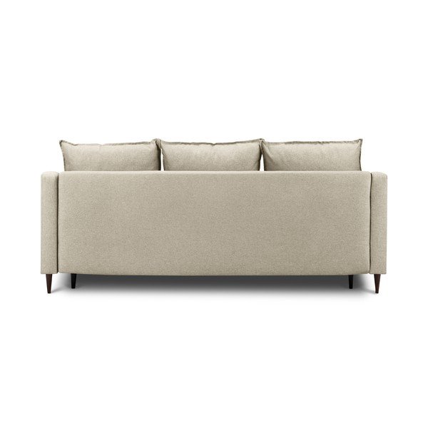 Divano letto beige con contenitore Ancolie, 215 cm - Mazzini Sofas-image-4