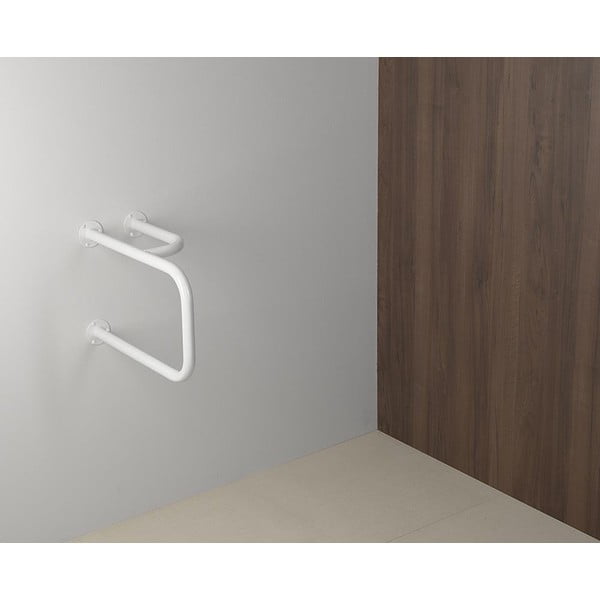 Maniglia a muro in acciaio inox per bagno 52 cm Handicap Right - Sapho-image-1