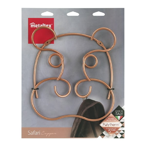 Gancio da parete in rame Hippo - Metaltex-image-2