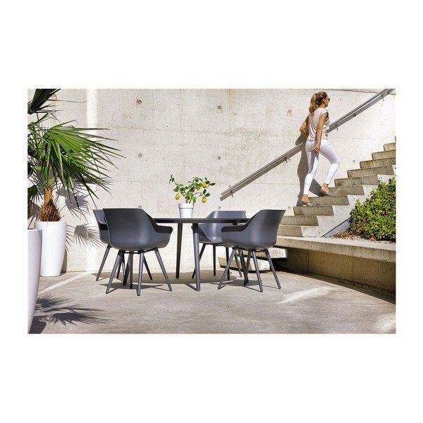Set di 2 sedie da giardino grigio scuro Sophie Studio - Hartman-image-1
