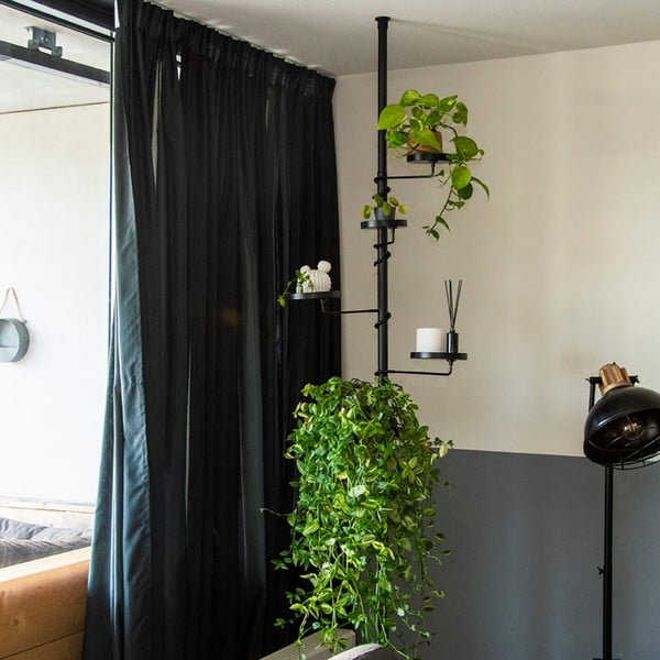 Portafiori telescopico nero, lunghezza 210 - 301 cm - Esschert Design-image-1