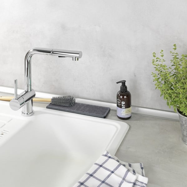 Tappetino scolapiatti grigio in diatomite 30x8 cm Damon – Wenko-image-1