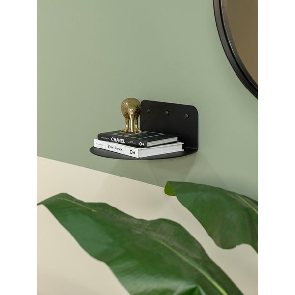 Mensola nera in metallo 30 cm Flex – Spinder Design-image-3