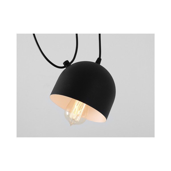 Lampada a sospensione nera per 2 lampadine Popo - CustomForm-image-2