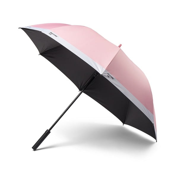 Ombrello rosa a piedi nudi - Pantone