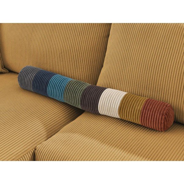 Modulo divano in velluto a coste color senape, parte centrale Nihad modular - Bobochic Paris-image-3