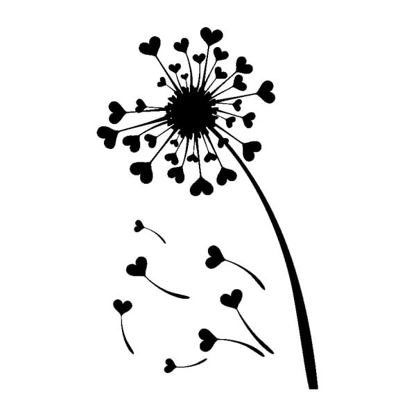 Samolepka Ambiance Hearts Dandelion-image-2