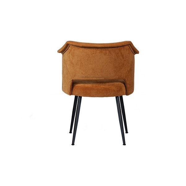 Sedie da pranzo in velluto giallo ocra in un set di 2 pezzi Sits - Basiclabel-image-3