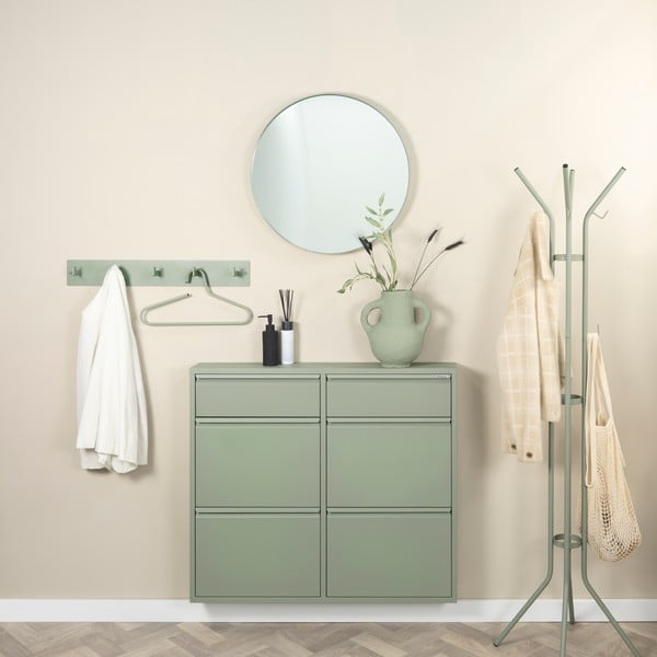 Attaccapanni da parete verde polveroso in metallo 70 cm Leatherman – Spinder Design-image-1