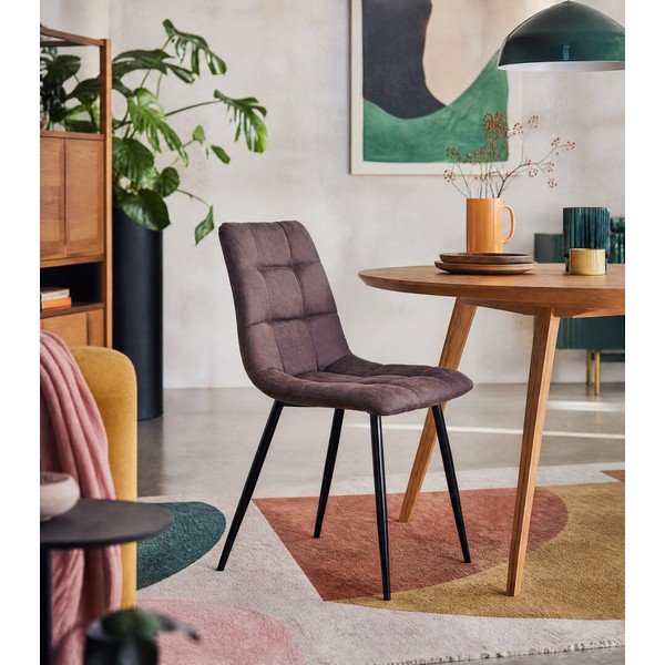 Set di 2 sedie da pranzo marrone scuro Middelfart - House Nordic-image-1