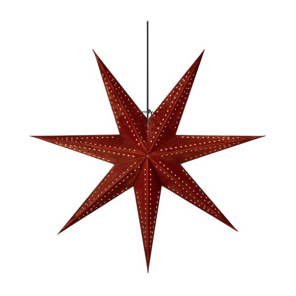 Decorazione luminosa rossa con motivo natalizio ø 75 cm Embla - Markslöjd