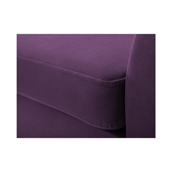 Divano letto 3 posti viola con contenitore Peony - Mazzini Sofas-image-1