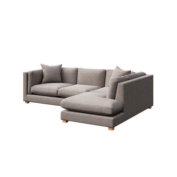 Divano angolare grigio chiaro (angolo destro) Pomo - Ame Yens-image-2