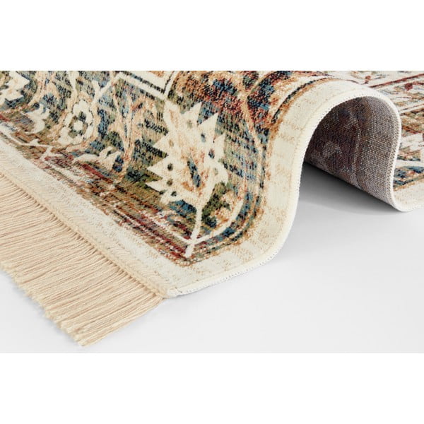 Tappeto giallo in misto cotone , 95 x 140 cm Modern Belutsch - Nouristan-image-2