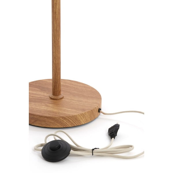 Lampada da terra in colore naturale con paralume in tessuto (altezza 159 cm) Dania - Light & Living-image-4