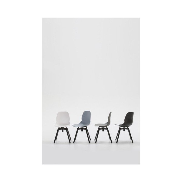 Set di 4 sedie da pranzo grigie Alice - Marckeric-image-1