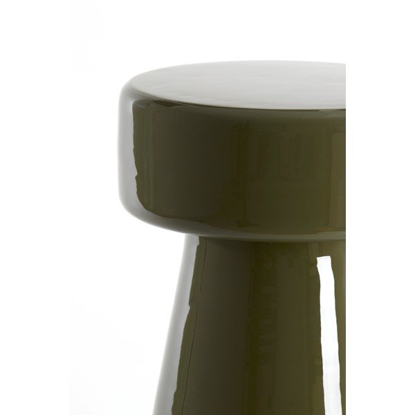 Tavolino rotondo in metallo ø 29 cm Dakwa - Light & Living-image-2