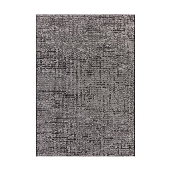 Tappeto grigio antracite adatto all'esterno Curious Blois,115 x 170 cm - Elle Decoration