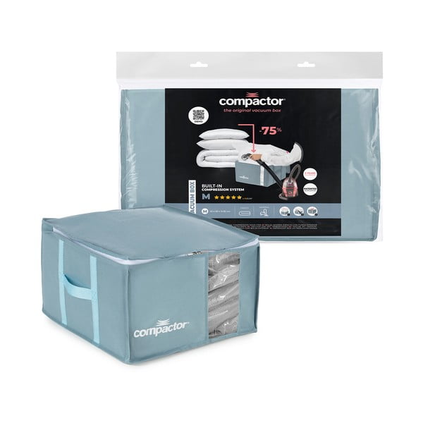 Organizer per vestiti sottovuoto in plastica 42x40x25 cm Blue Edition – Compactor-image-4