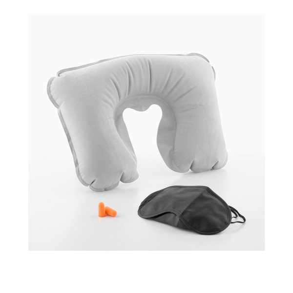 Šedý relaxační cestovní set InnovaGoods