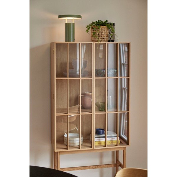 Lampada da tavolo dimmerabile a LED verde con paralume in metallo (altezza 28 cm) BringMe - Hübsch-image-3