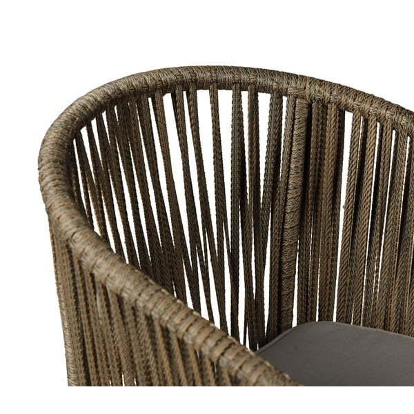 Set di 2 sedie da giardino grigio-marrone Trapani - Bonami Selection-image-3