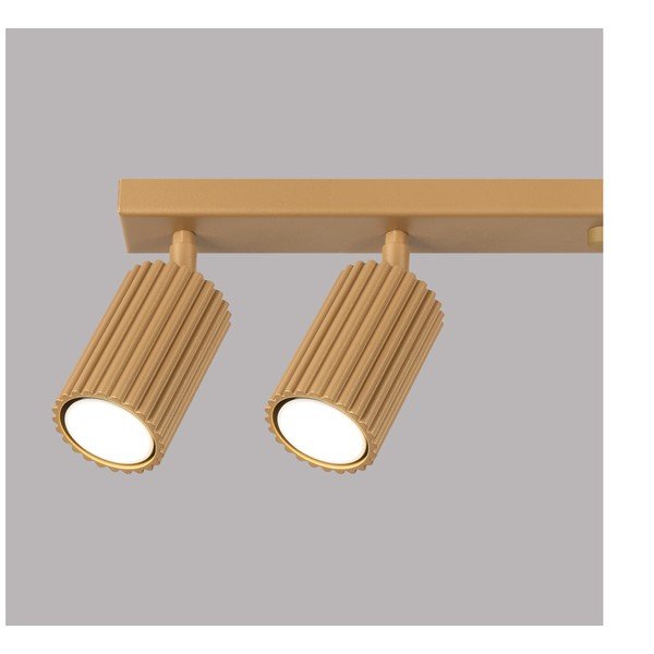 Faretto dorato 6,5x117 cm Gleam – Sollux-image-3