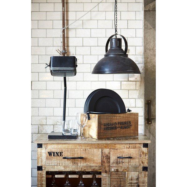 Stropní světlo Old Light Black-image-1