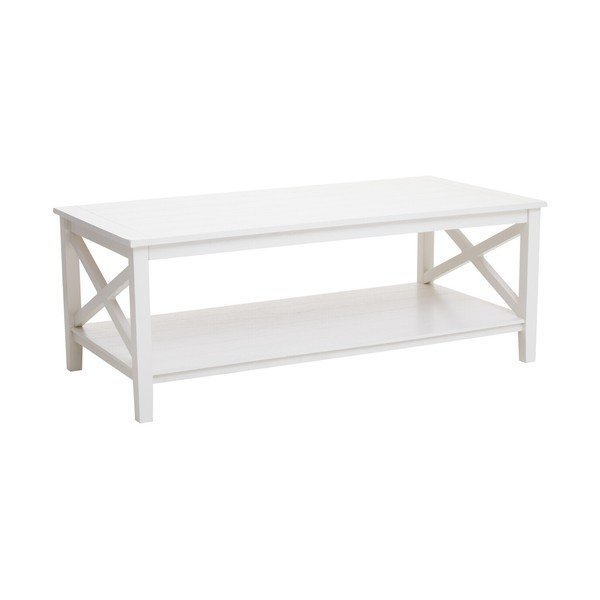 Tavolino da salotto bianco 60x120 cm Heritage – Premier Housewares