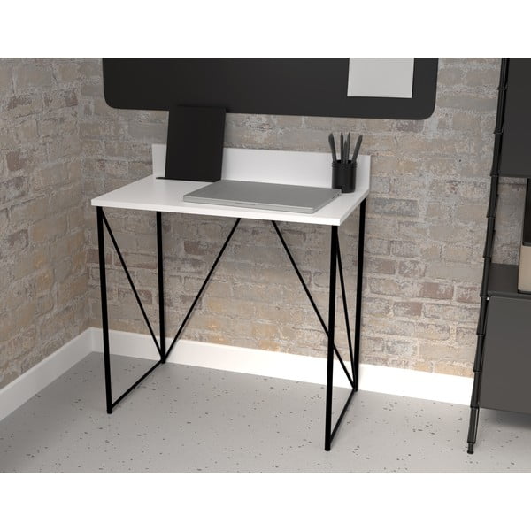 Tavolo da lavoro bianco , 80 x 48 cm Tell - Tenzo-image-1