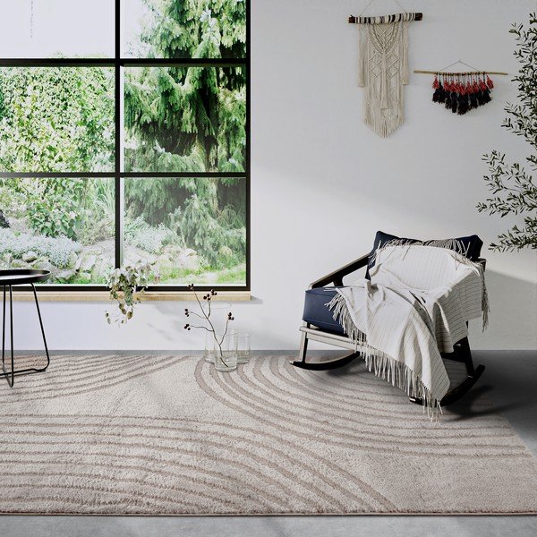 Tappeto beige 80x120 cm Pigment Beige - Elle Decoration-image-1