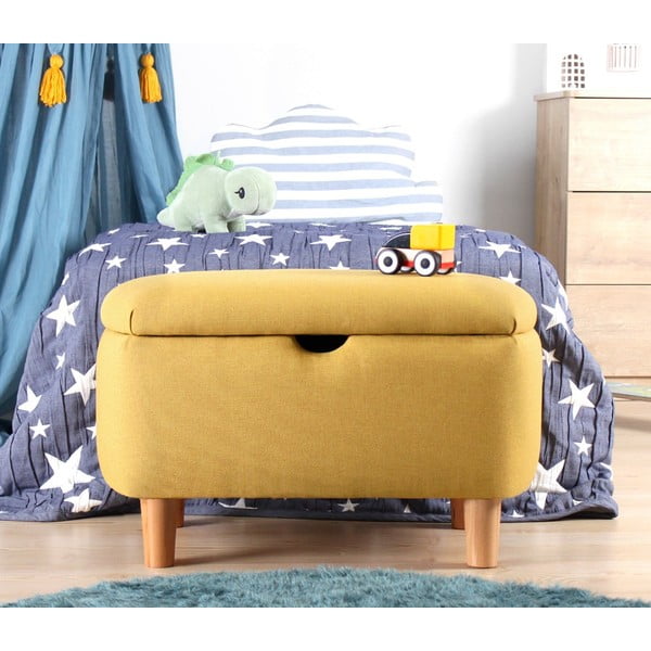 Pouf giallo per bambini Moouv - Artie-image-3