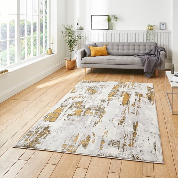 Tappeto grigio/oro 220x160 cm Apollo - Think Rugs-image-2
