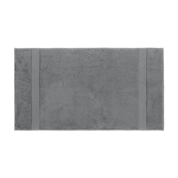 Asciugamano in cotone grigio scuro 50x30 cm Chicago - Foutastic