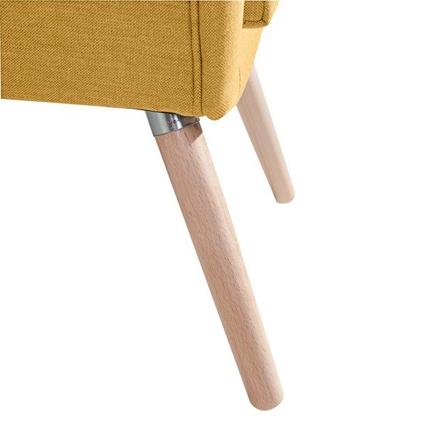 Poltrona gialla Linea Alegro - Max Winzer-image-2