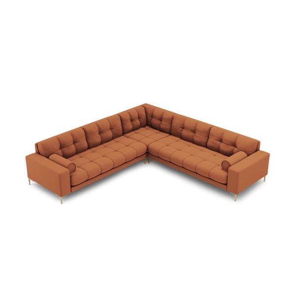 Divano angolare variabile in colore mattone Bali - Cosmopolitan Design-image-3