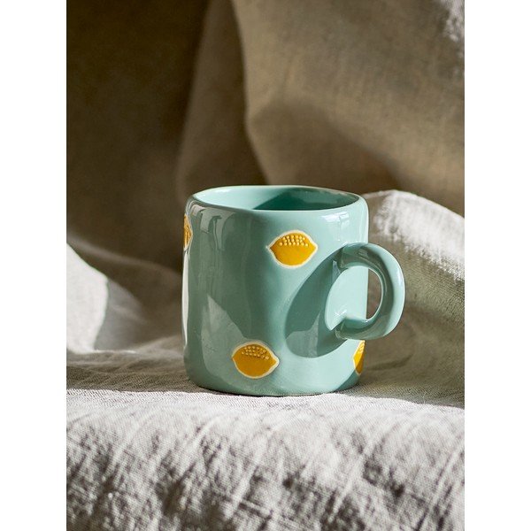 Tazza per bambini verde polveroso in gres 230 ml Agnes – Bloomingville Mini-image-3