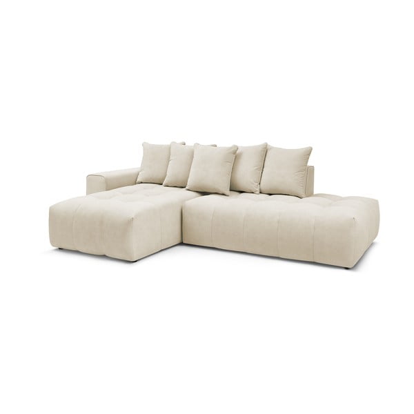 Divano angolare beige (angolo sinistro) Mont-Blanc - Bobochic Paris-image-3