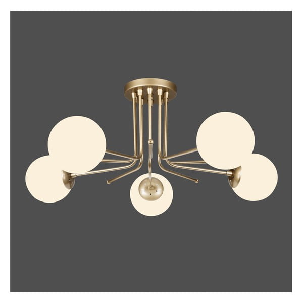 Lampada da soffitto di colore oro, altezza 34 cm Star - Squid Lighting-image-1