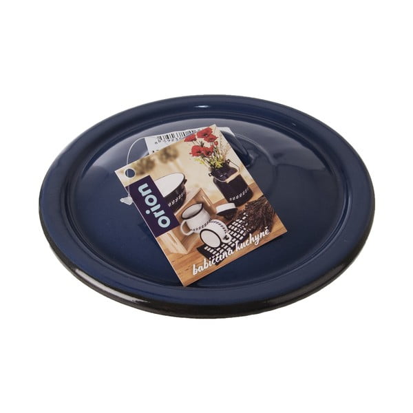 Coperchio smaltato blu , ⌀ 18 cm - Orion-image-3