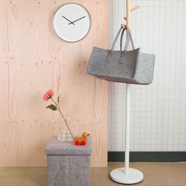 Cestino grigio per riviste Mellow - PT LIVING-image-1