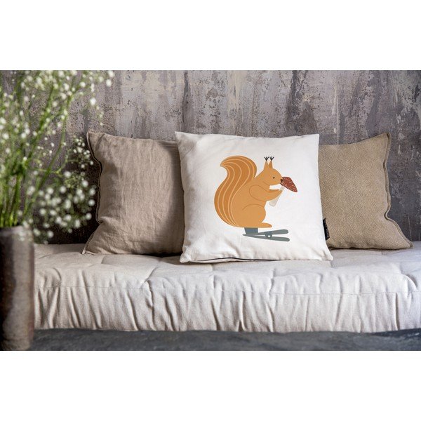 Federa decorativa 45x45 cm Squirell And Toadstool – Butter Kings-image-1