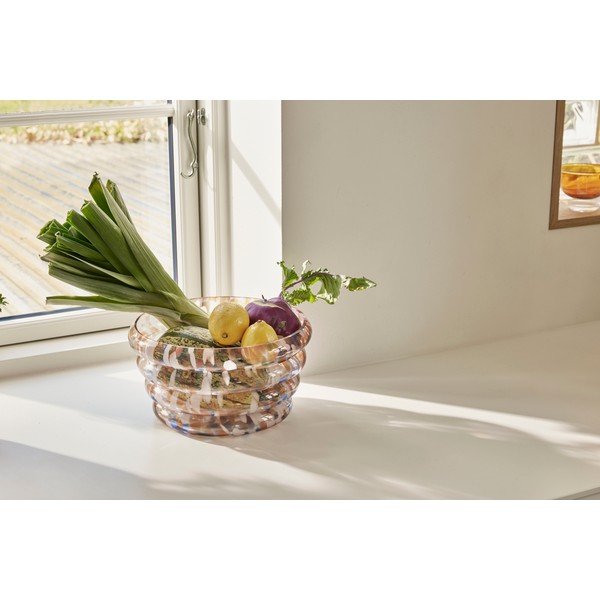 Ciotola in vetro ø 31 cm Blaze - Hübsch-image-1