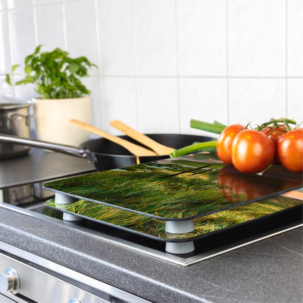 Set di 2 coperchi per stufe in vetro temperato 52x30 cm Lighthouse - Maximex-image-1